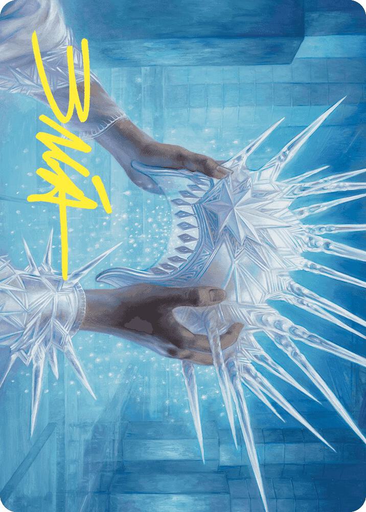 Hylda's Crown of Winter Art Card (Gold-Stamped Signature) [Wilds of Eldraine Art Series]