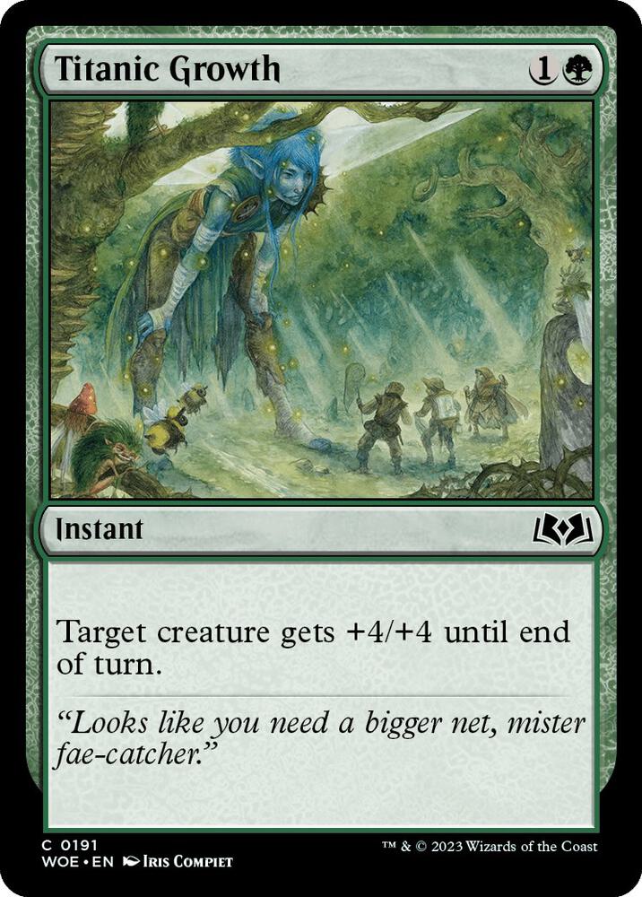 Titanic Growth [Wilds of Eldraine]