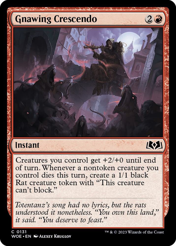 Gnawing Crescendo [Wilds of Eldraine]