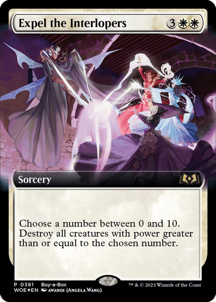Expel the Interlopers (Buy-A-Box) [Wilds of Eldraine Promos]