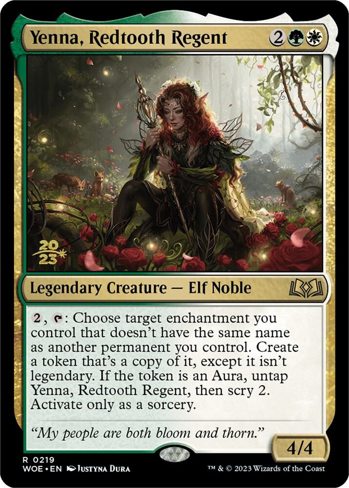 Yenna, Redtooth Regent [Wilds of Eldraine Prerelease Promos]