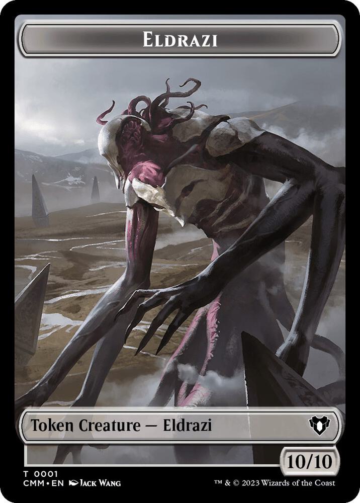 Eldrazi // Phyrexian Germ Double-Sided Token [Commander Masters Tokens]