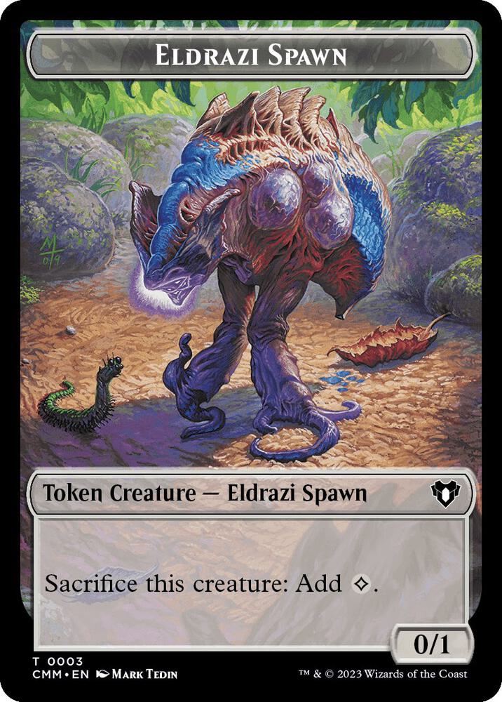 Eldrazi Spawn // Rat Double-Sided Token [Commander Masters Tokens]