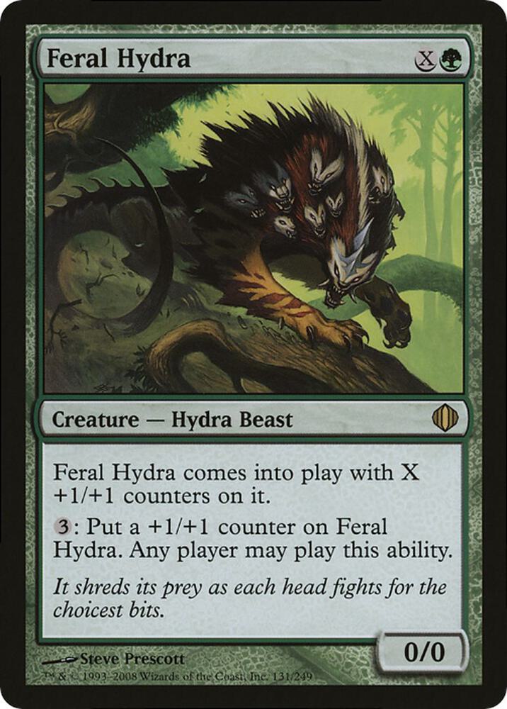 Feral Hydra (Oversized) [Oversize Cards]