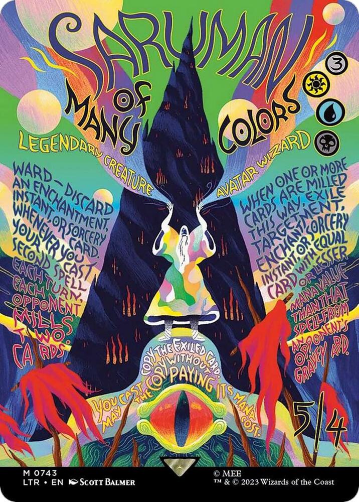 Saruman of Many Colors (Borderless Poster) [The Lord of the Rings: Tales of Middle-Earth]