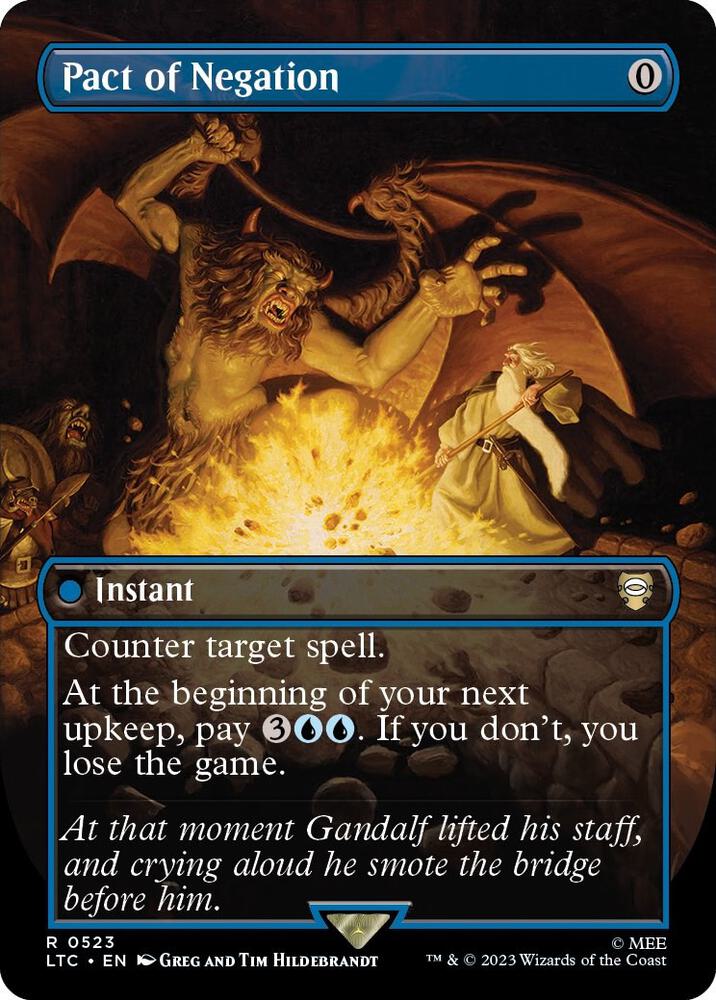 Pact of Negation (Borderless) [The Lord of the Rings: Tales of Middle-Earth Commander]