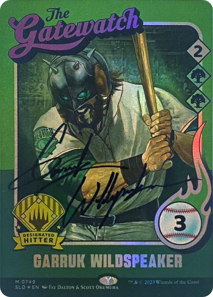 Garruk Wildspeaker (749) (Autographed) [Secret Lair Drop Series]