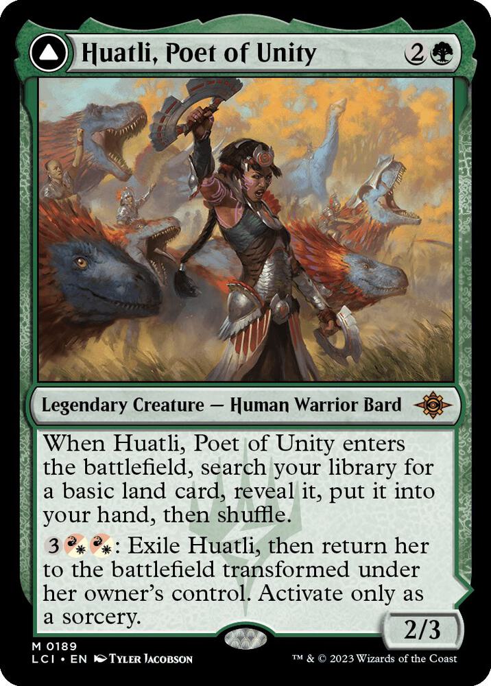 Huatli, Poet of Unity // Roar of the Fifth People [The Lost Caverns of Ixalan]