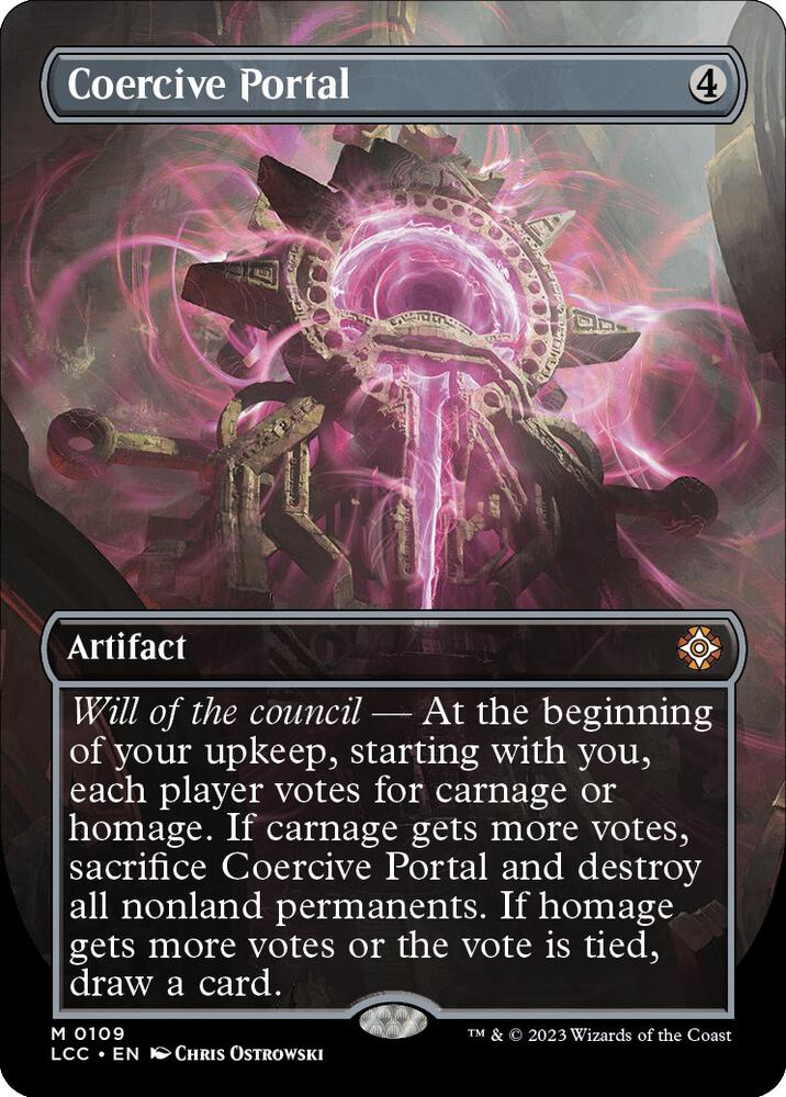 Coercive Portal (Borderless) [The Lost Caverns of Ixalan Commander]