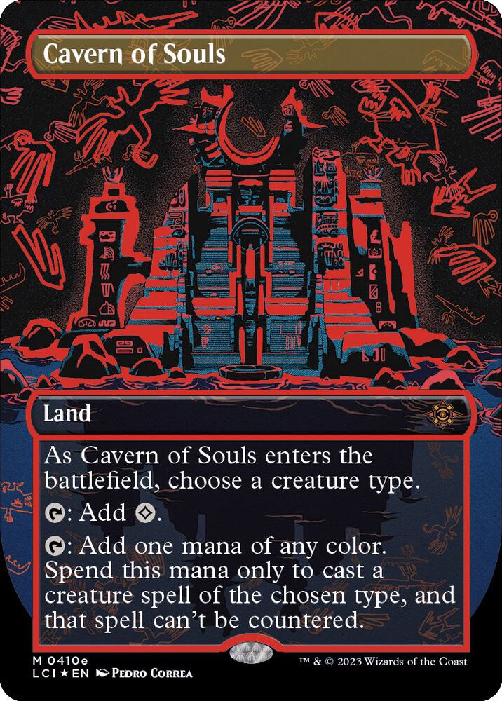 Cavern of Souls (0410e) (Borderless) [The Lost Caverns of Ixalan]