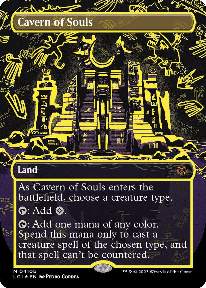 Cavern of Souls (0410b) (Borderless) [The Lost Caverns of Ixalan]