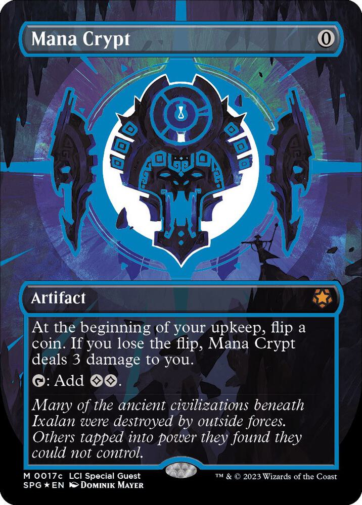 Mana Crypt (0017c) (Borderless) [The Lost Caverns of Ixalan Special Guests]