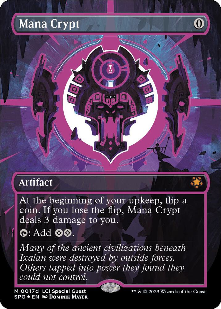 Mana Crypt (0017d) (Borderless) [The Lost Caverns of Ixalan Special Guests]