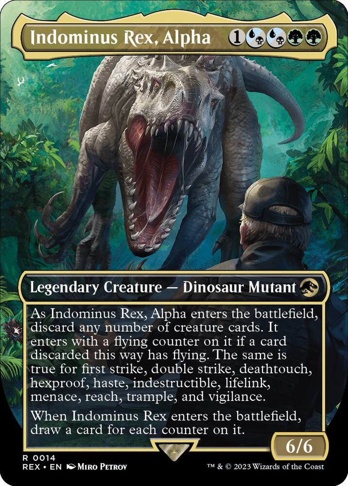 Indominus Rex, Alpha (Borderless) [Jurassic World Collection]