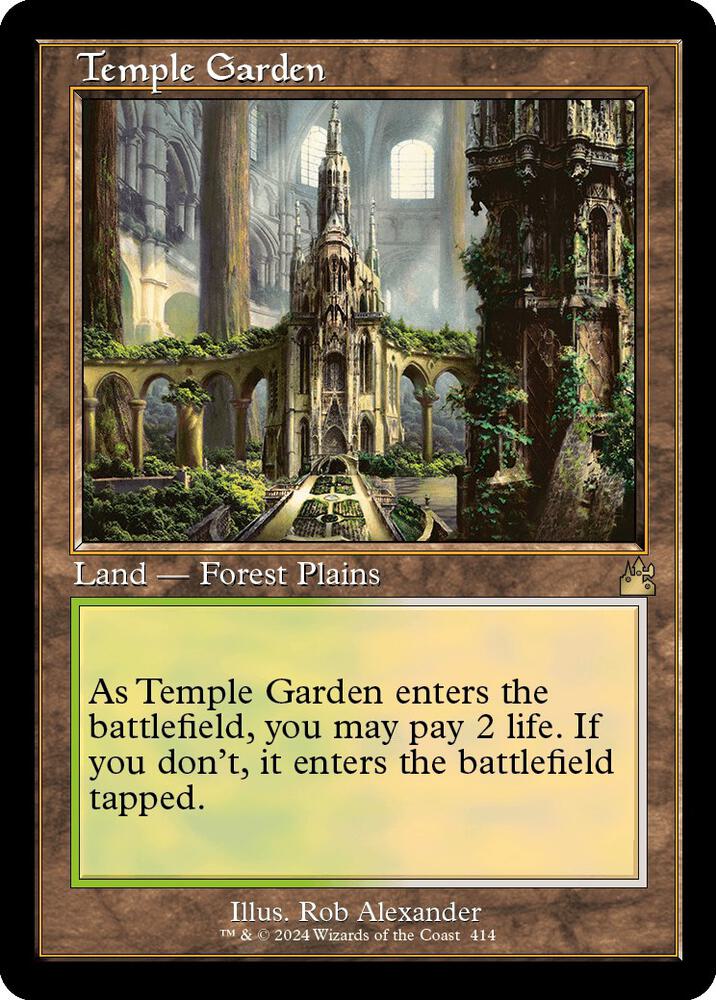 Temple Garden (Retro) [Ravnica Remastered]