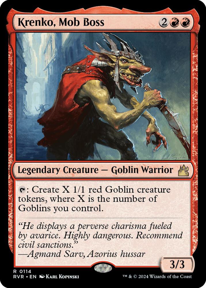 Krenko, Mob Boss [Ravnica Remastered]