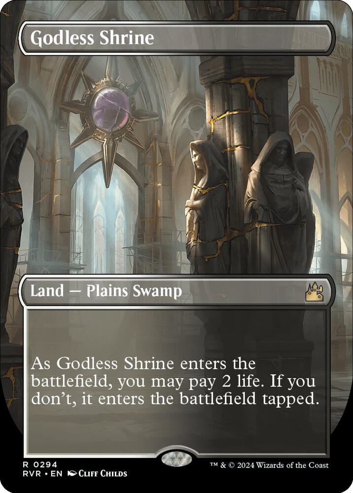 Godless Shrine (Borderless) [Ravnica Remastered]