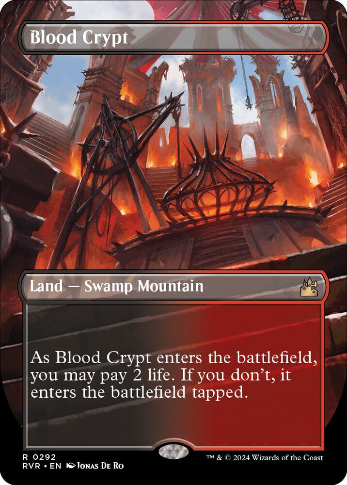 Blood Crypt (Borderless) [Ravnica Remastered]