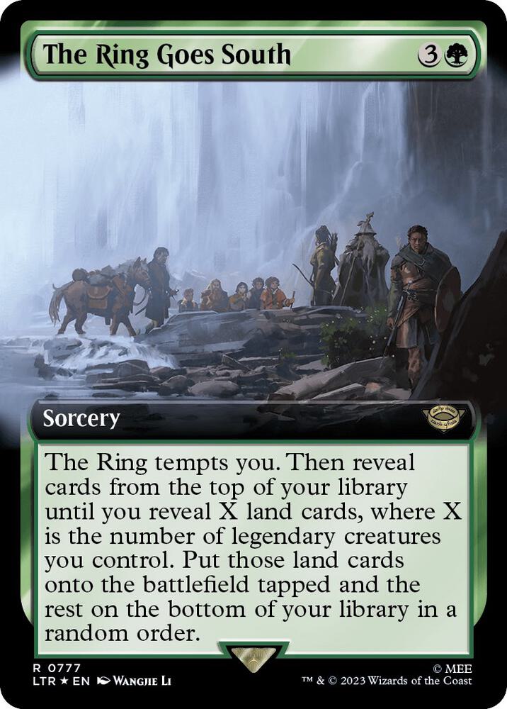 The Ring Goes South (Extended Art) (Surge Foil) [The Lord of the Rings: Tales of Middle-Earth]