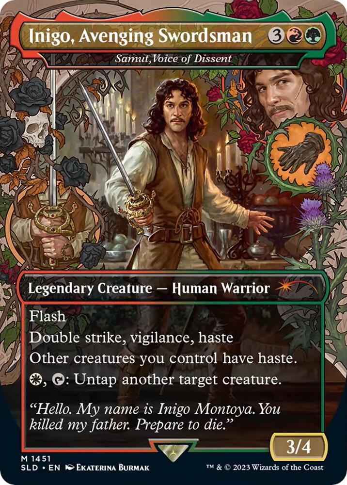 Inigo, Avenging Swordsman - Samut, Voice of Dissent [Secret Lair Drop Series]