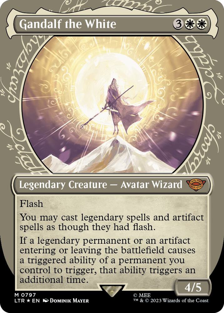Gandalf the White (Showcase) (Surge Foil) [The Lord of the Rings: Tales of Middle-Earth]