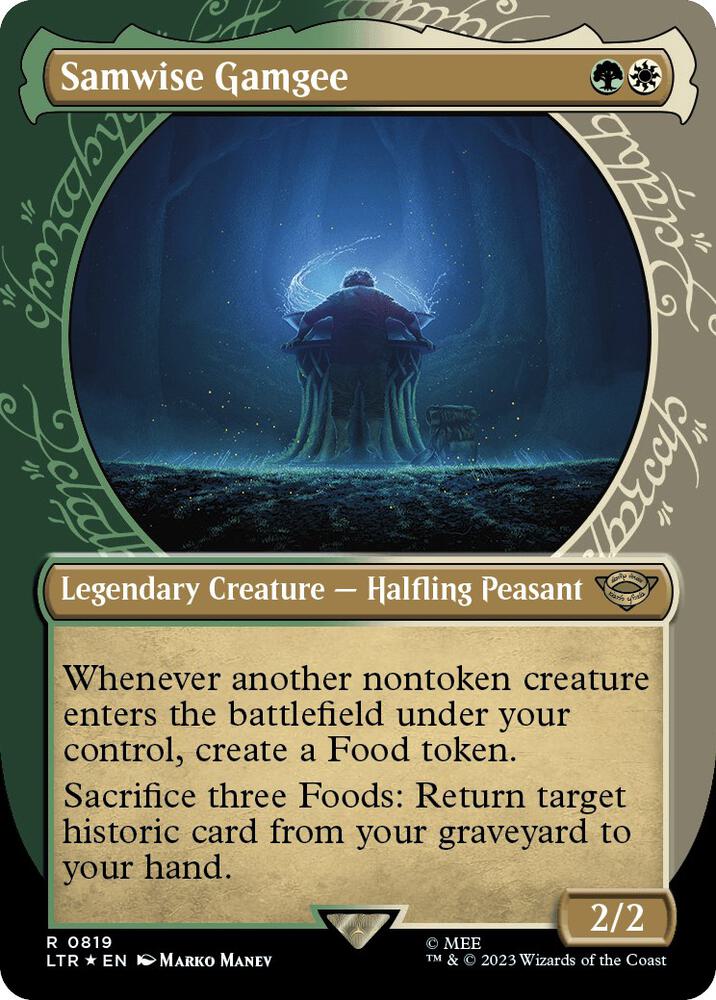 Samwise Gamgee (Showcase) (Surge Foil) [The Lord of the Rings: Tales of Middle-Earth]