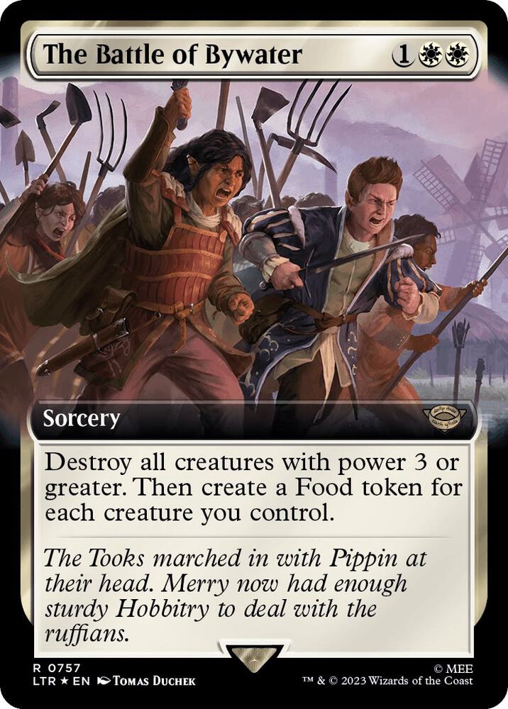 The Battle of Bywater (Extended Art) (Surge Foil) [The Lord of the Rings: Tales of Middle-Earth]