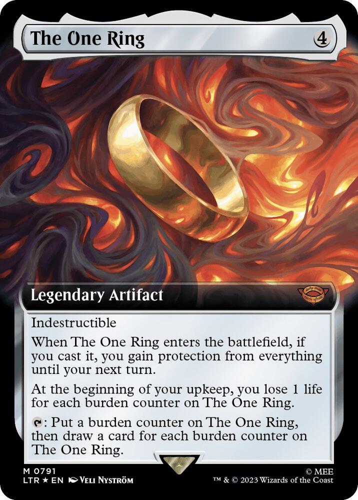 The One Ring (Extended Art) (Surge Foil) [The Lord of the Rings: Tales of Middle-Earth]
