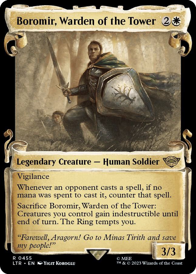 Boromir, Warden of the Tower [The Lord of the Rings: Tales of Middle-Earth Showcase Scrolls]
