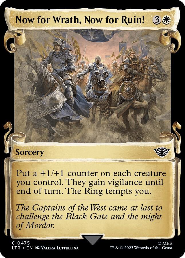 Now for Wrath, Now for Ruin! [The Lord of the Rings: Tales of Middle-Earth Showcase Scrolls]