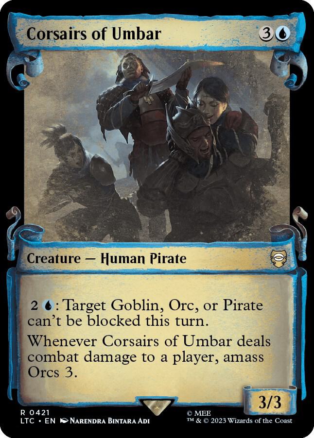 Corsairs of Umbar [The Lord of the Rings: Tales of Middle-Earth Commander Showcase Scrolls]