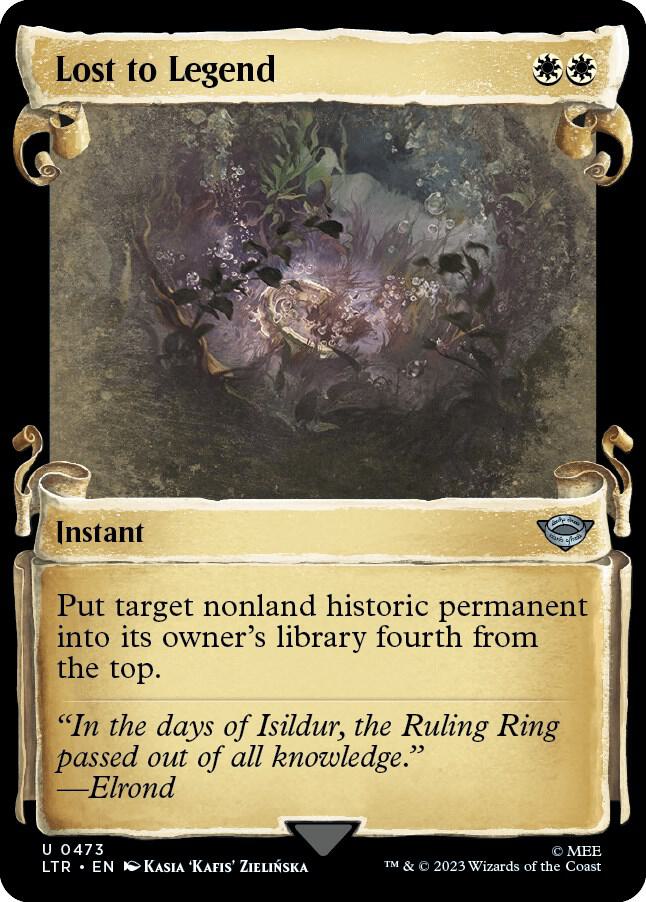 Lost to Legend [The Lord of the Rings: Tales of Middle-Earth Showcase Scrolls]