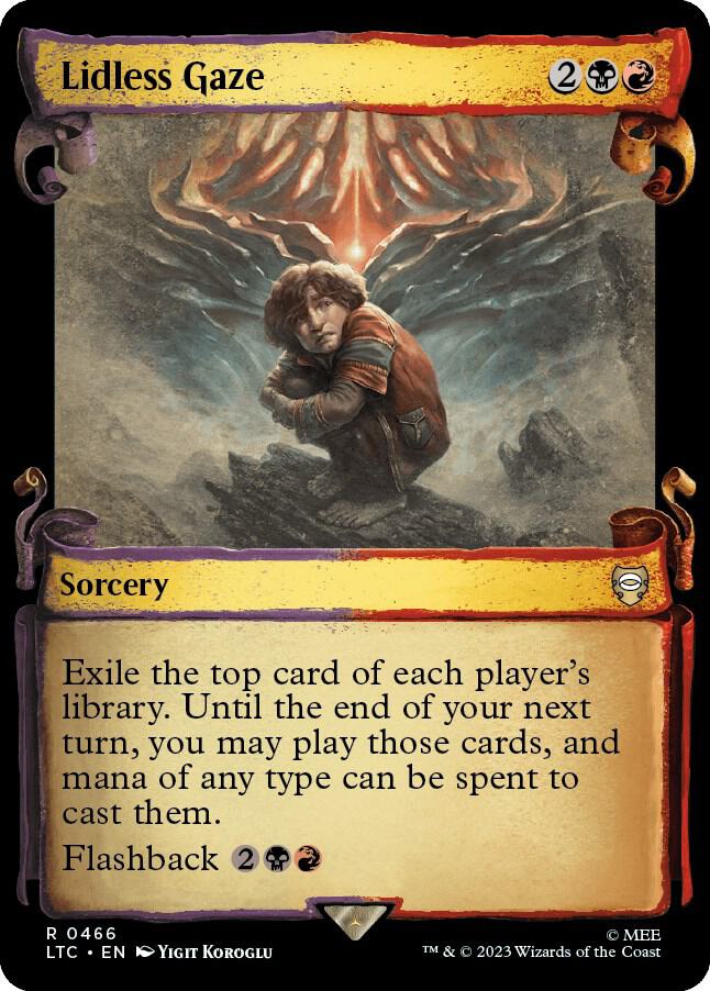 Lidless Gaze [The Lord of the Rings: Tales of Middle-Earth Commander Showcase Scrolls]