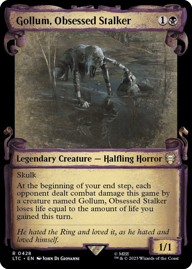 Gollum, Obsessed Stalker [The Lord of the Rings: Tales of Middle-Earth Commander Showcase Scrolls]