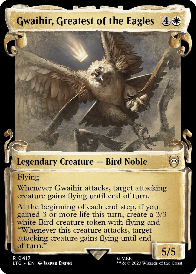 Gwaihir, Greatest of the Eagles [The Lord of the Rings: Tales of Middle-Earth Commander Showcase Scrolls]