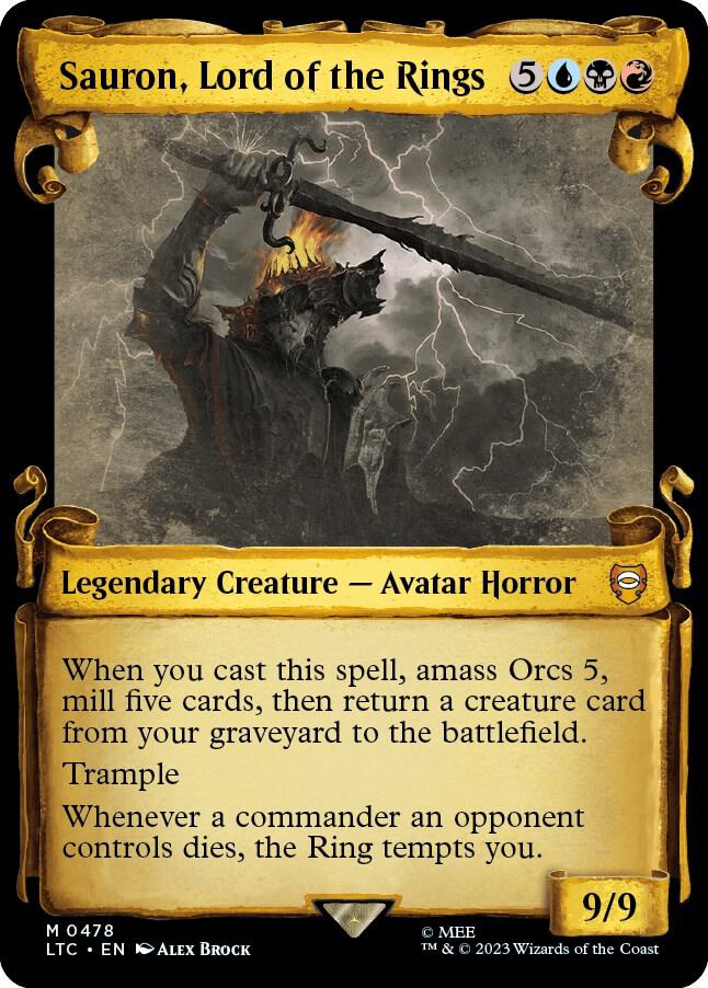 Sauron, Lord of the Rings [The Lord of the Rings: Tales of Middle-Earth Commander Showcase Scrolls]