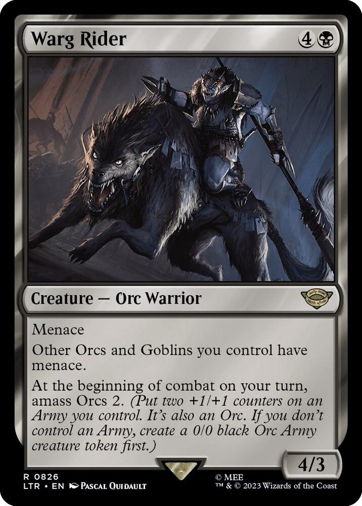 Warg Rider [The Lord of the Rings: Tales of Middle-Earth]