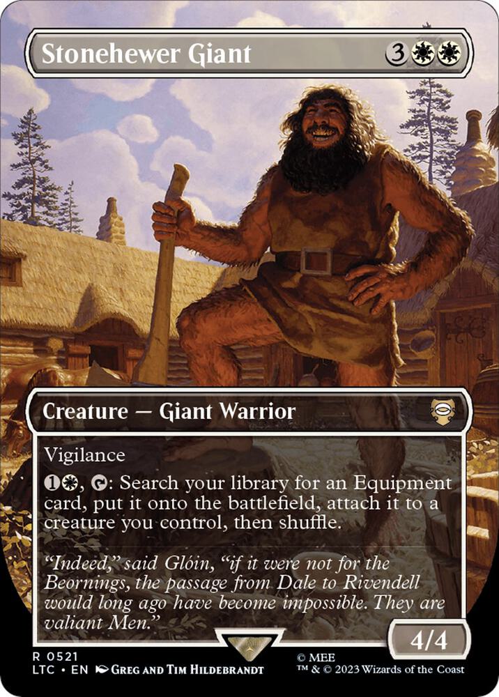 Stonehewer Giant (Borderless) [The Lord of the Rings: Tales of Middle-Earth Commander]