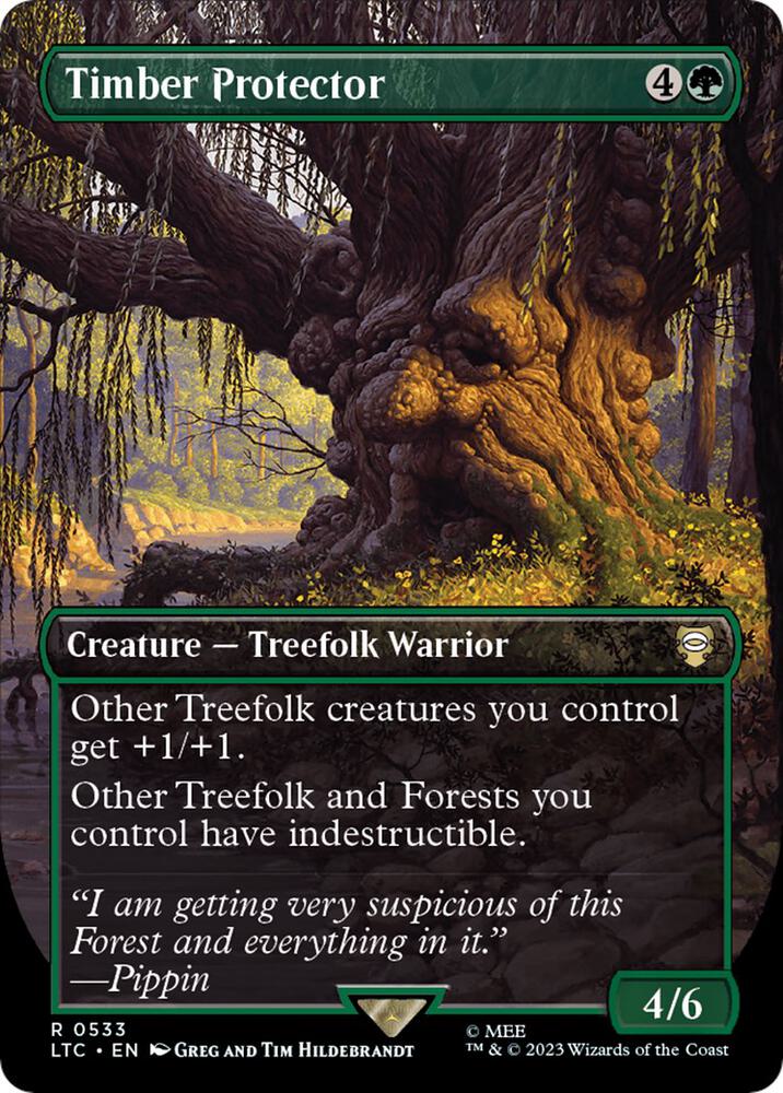 Timber Protector (Borderless) [The Lord of the Rings: Tales of Middle-Earth Commander]