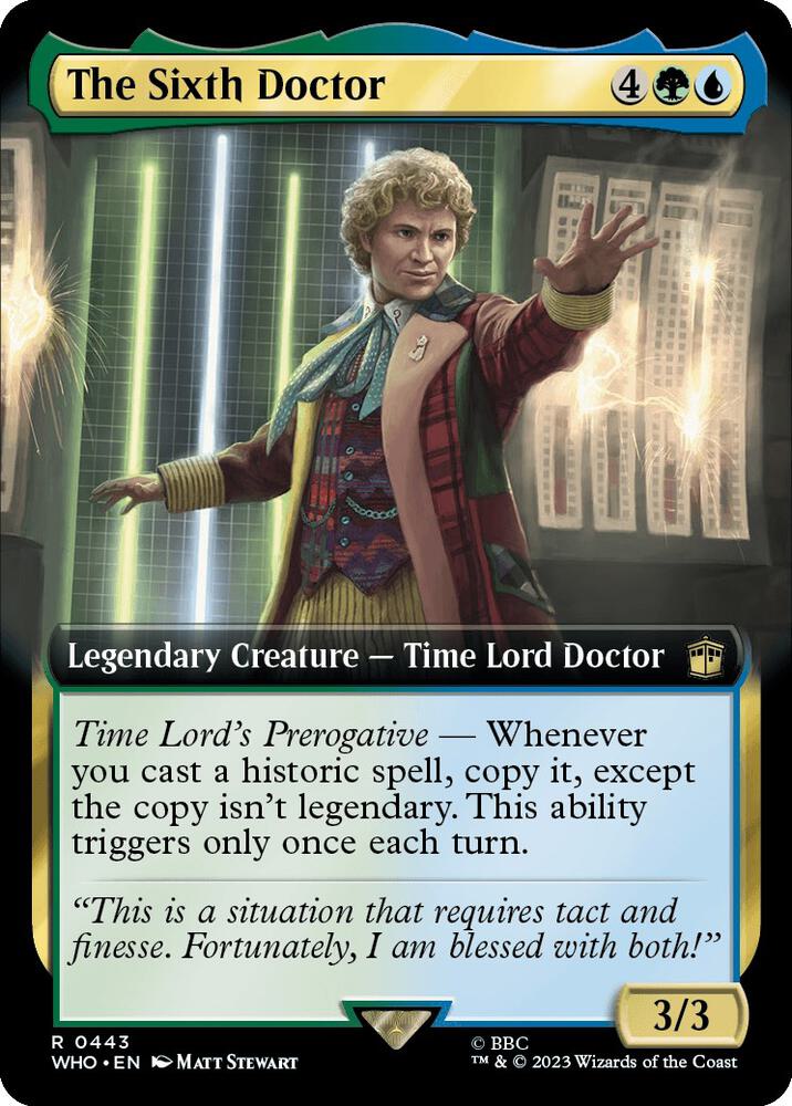 The Sixth Doctor (Extended Art) [Doctor Who]