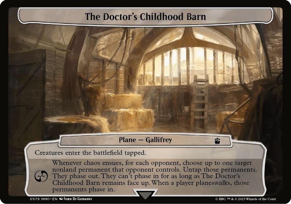 The Doctor's Childhood Barn [Doctor Who]