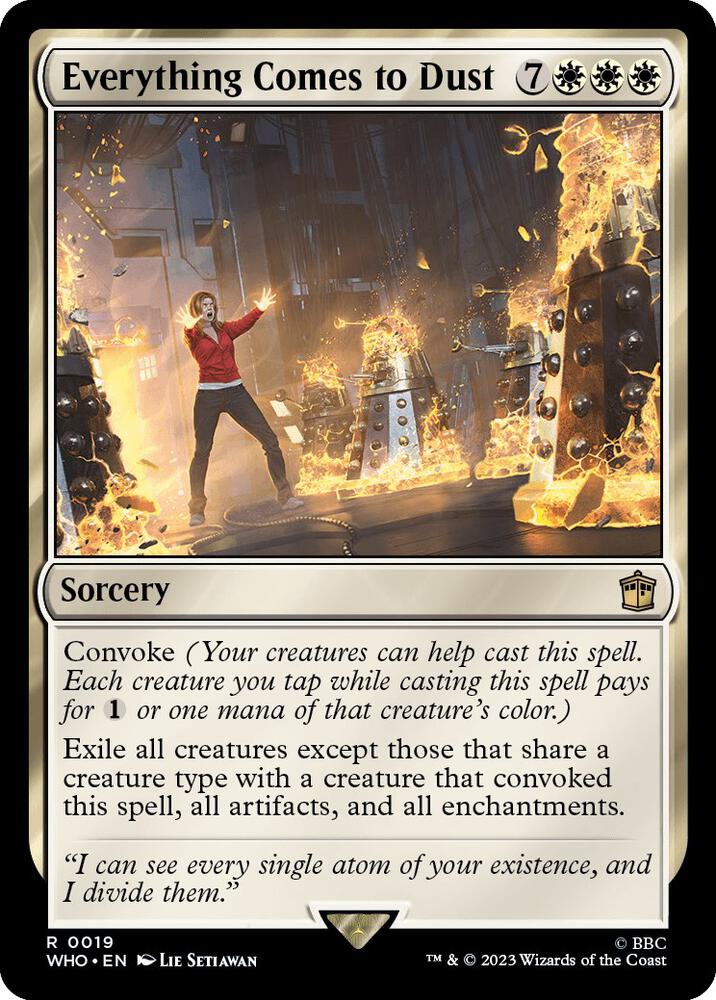Everything Comes to Dust [Doctor Who]