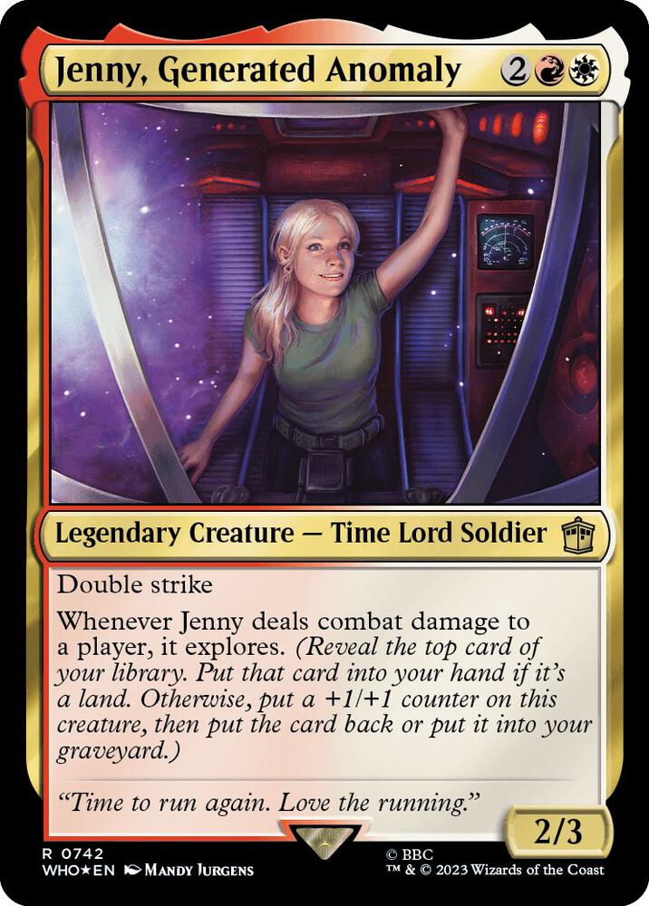 Jenny, Generated Anomaly (Surge Foil) [Doctor Who]