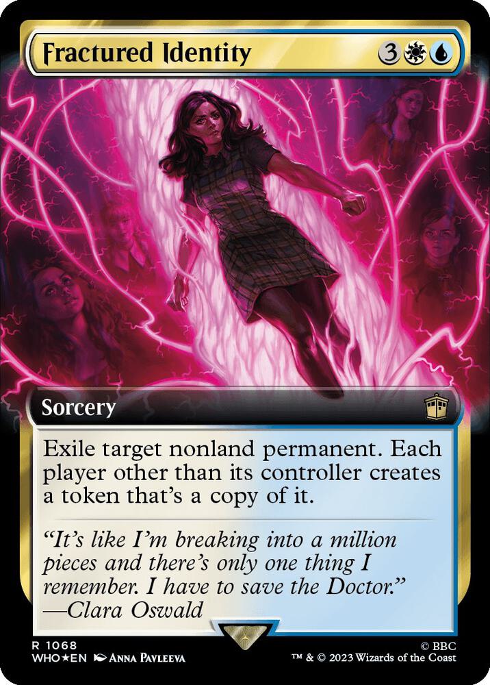 Fractured Identity (Extended Art) (Surge Foil) [Doctor Who]