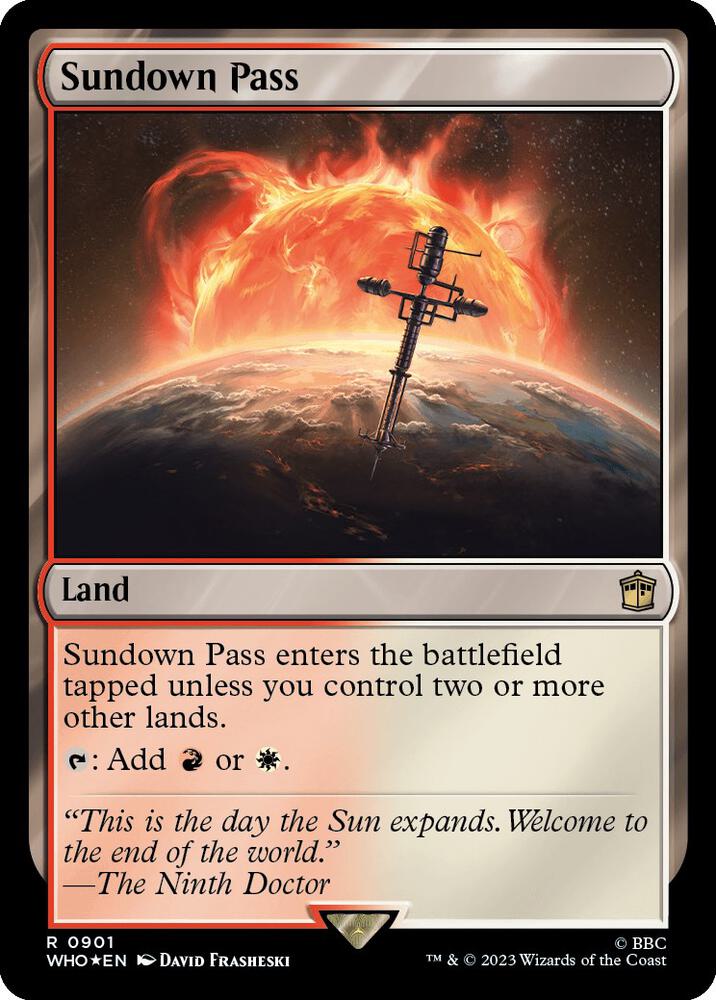 Sundown Pass (Surge Foil) [Doctor Who]