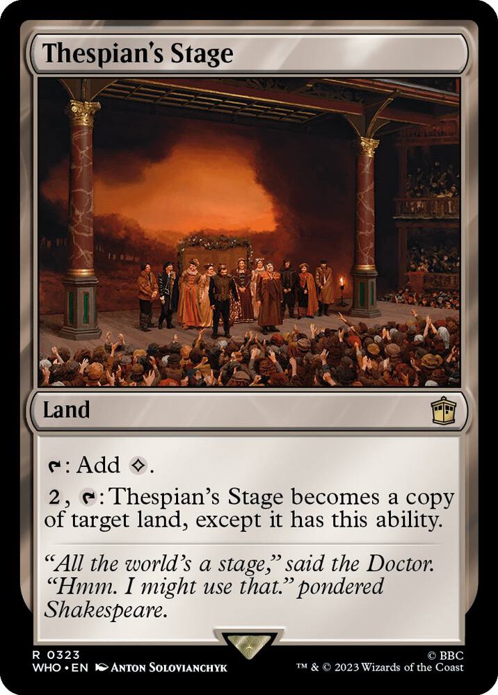 Thespian's Stage [Doctor Who]