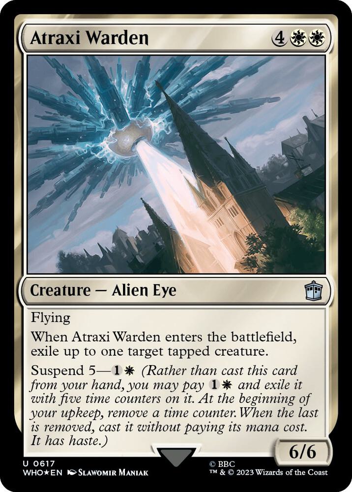 Atraxi Warden (Surge Foil) [Doctor Who]