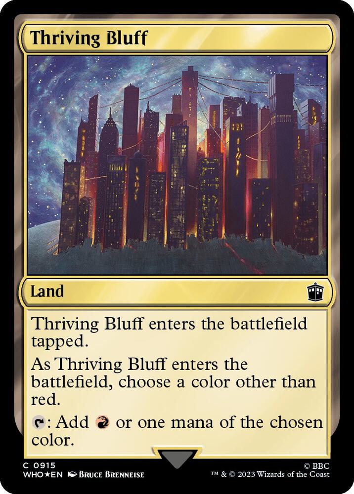 Thriving Bluff (Surge Foil) [Doctor Who]