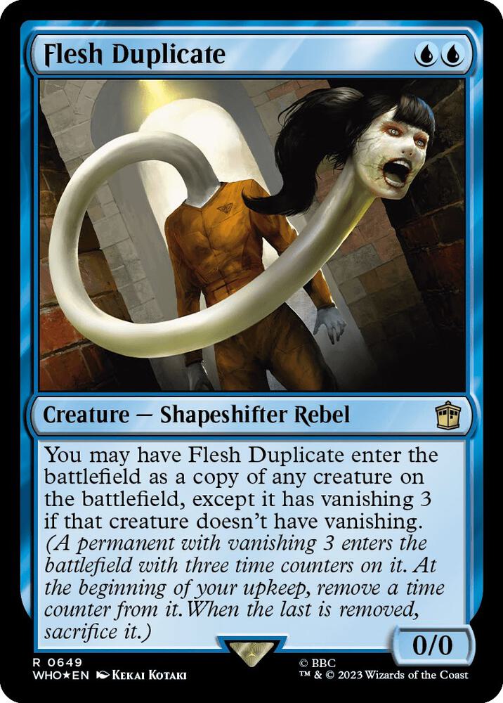 Flesh Duplicate (Surge Foil) [Doctor Who]