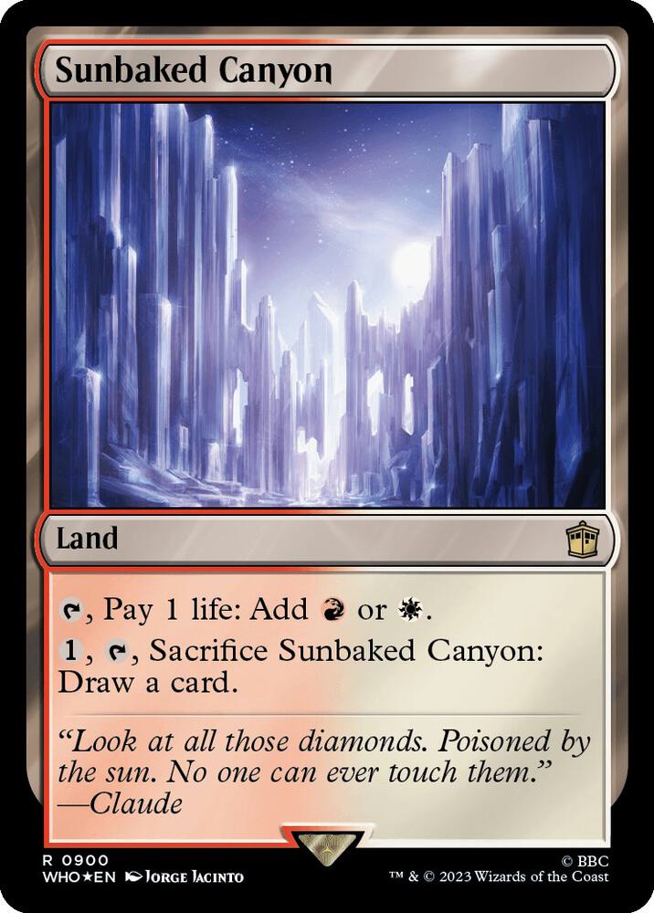 Sunbaked Canyon (Surge Foil) [Doctor Who]